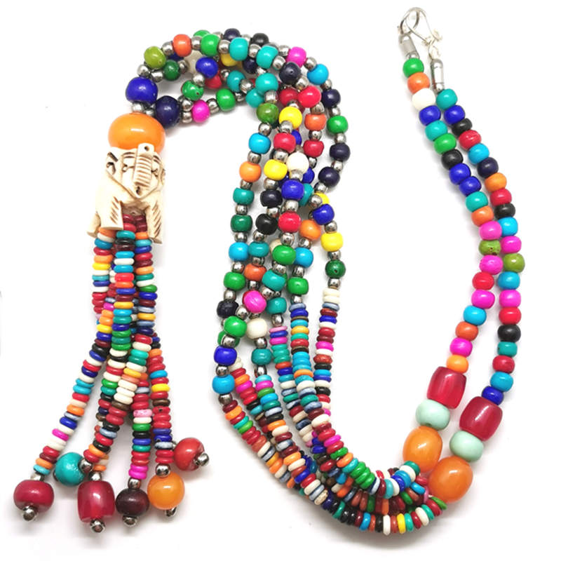 Ethnic Fashion Com - مجوهرات التبتية قوس قزح الياك العظام