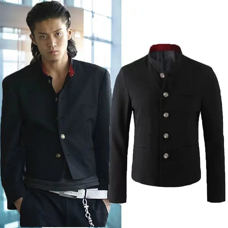 Haori Japanese Jacket - الفيلم الياباني الجديد الغربان صفر تاكييا