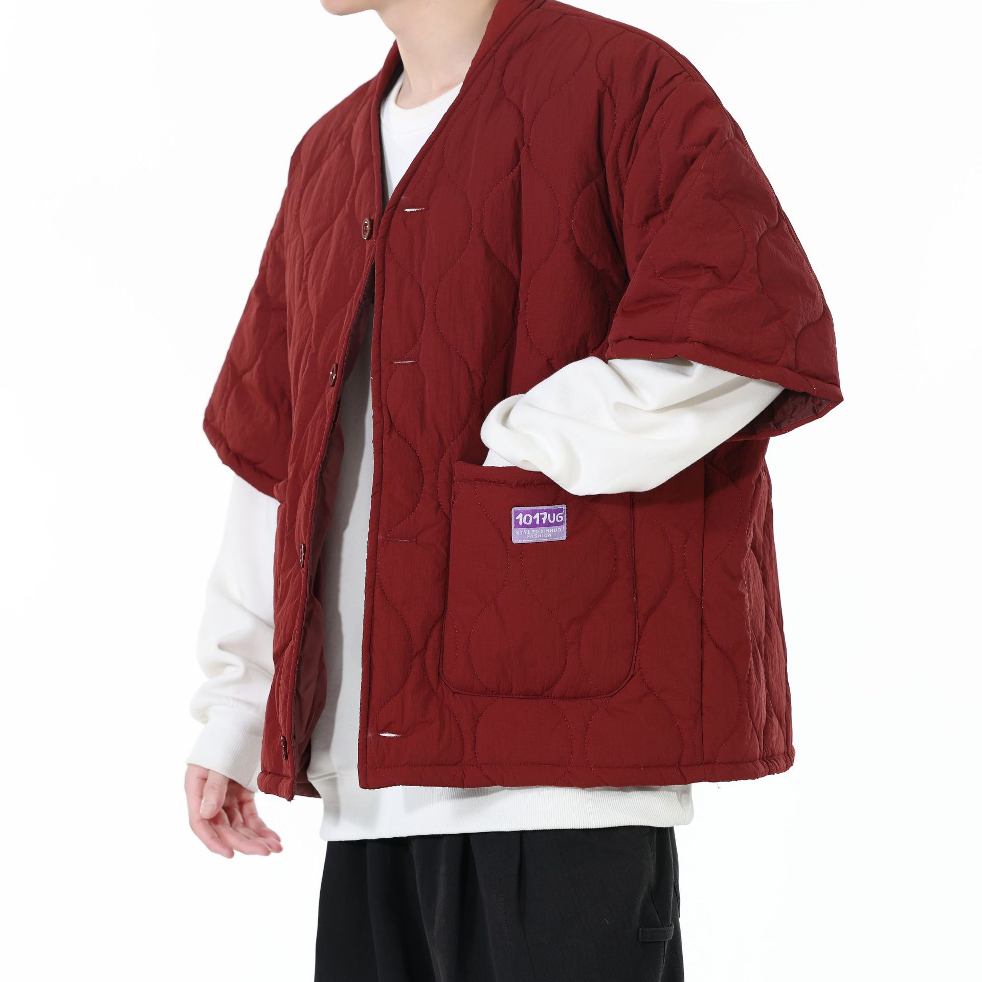 معطف قطني جديد للخريف/الشتاء ب - مراجعة Haori Japanese Jacket وسعره
