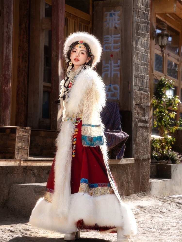 ملابس نسائية تبتية عرقية بتصمي - مراجعة Ethnic Fashion Photography وسعره