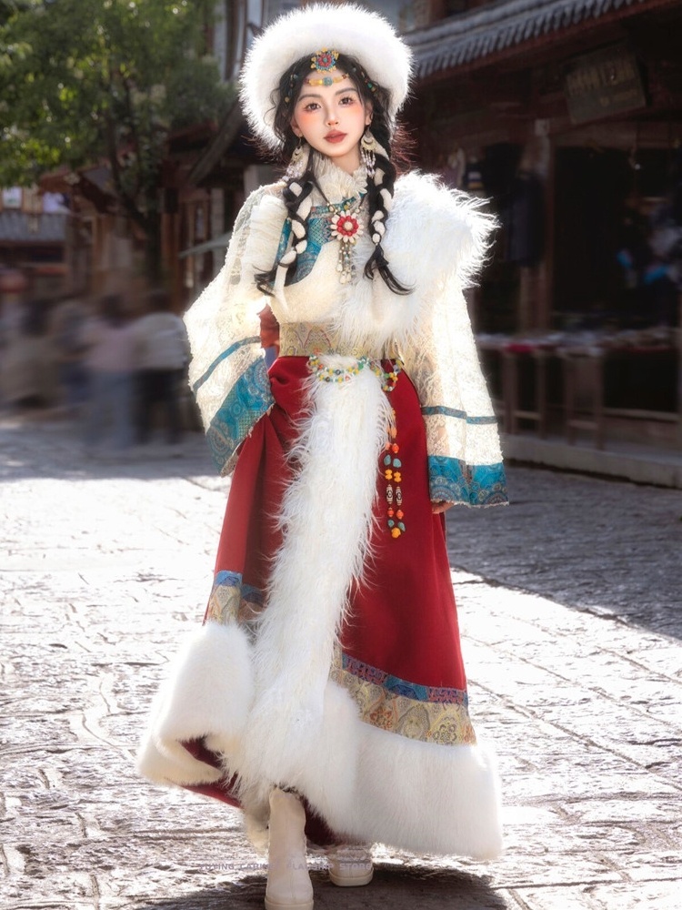 ملابس نسائية تبتية عرقية بتصمي - مراجعة Ethnic Fashion Photography وسعره