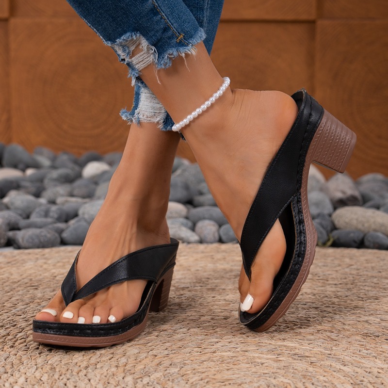 صنادل نسائية عصرية بكعب عالٍ،  - مراجعة Ethnic Fashion Walk وسعره