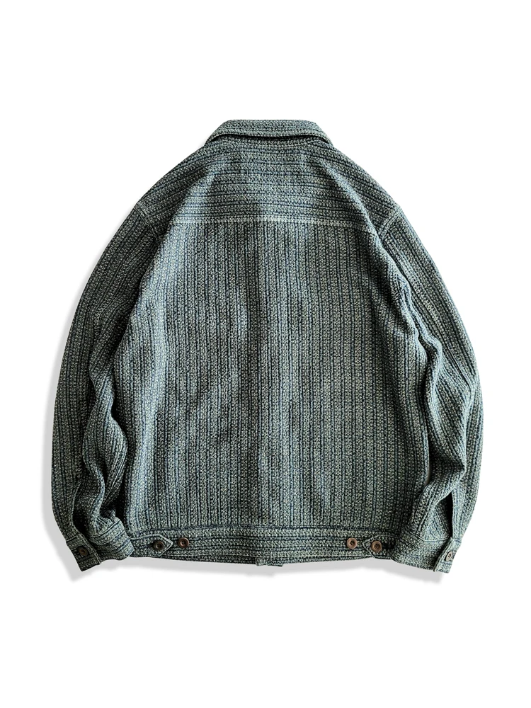 جاكيت دنيم كاجوال للرجال بنمط  - مراجعة Haori Japanese Jacket وسعره