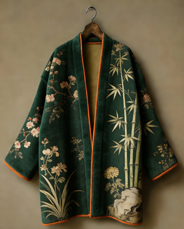 كارديجان ياباني سميك من الفلان - مراجعة Haori Japanese Jacket وسعره