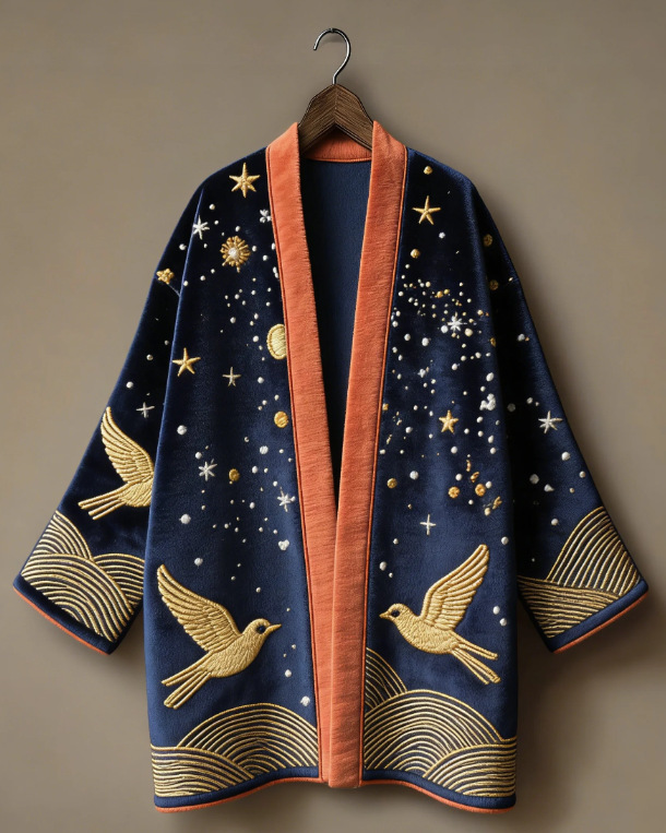 كارديجان ياباني سميك من الفلان - مراجعة Haori Japanese Jacket وسعره