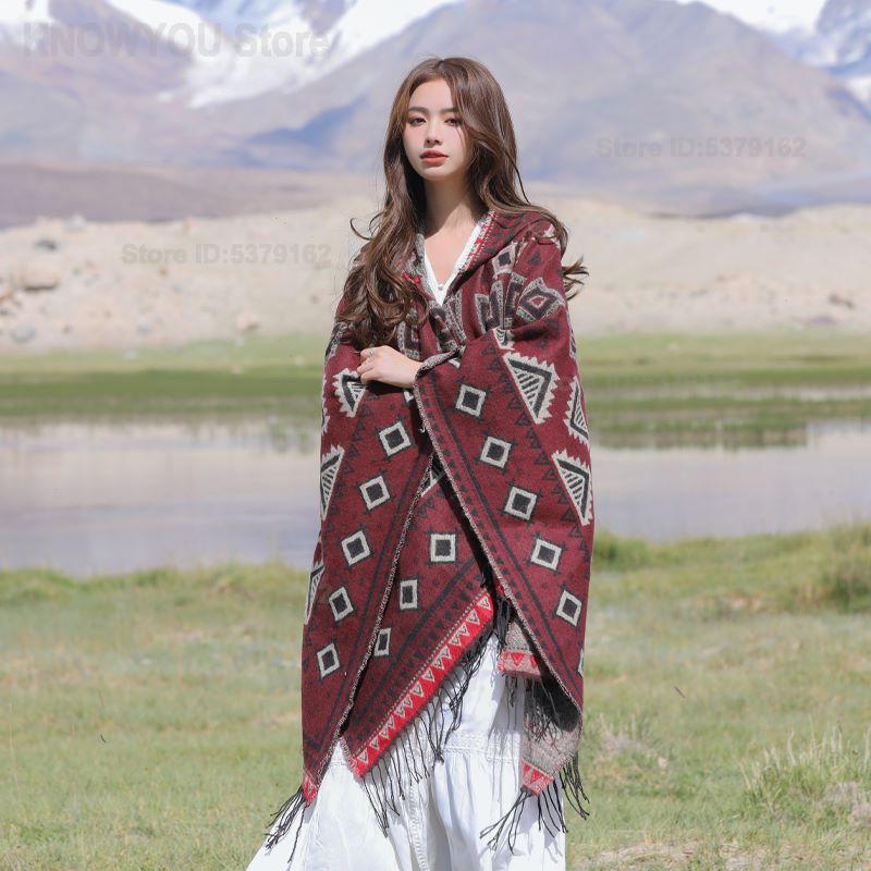 عباءة نسائية بغطاء للرأس على ا - مراجعة Ethnic Fashion Photography وسعره