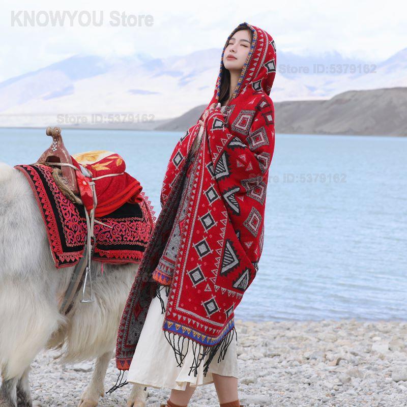 عباءة نسائية بغطاء للرأس على ا - مراجعة Ethnic Fashion Photography وسعره