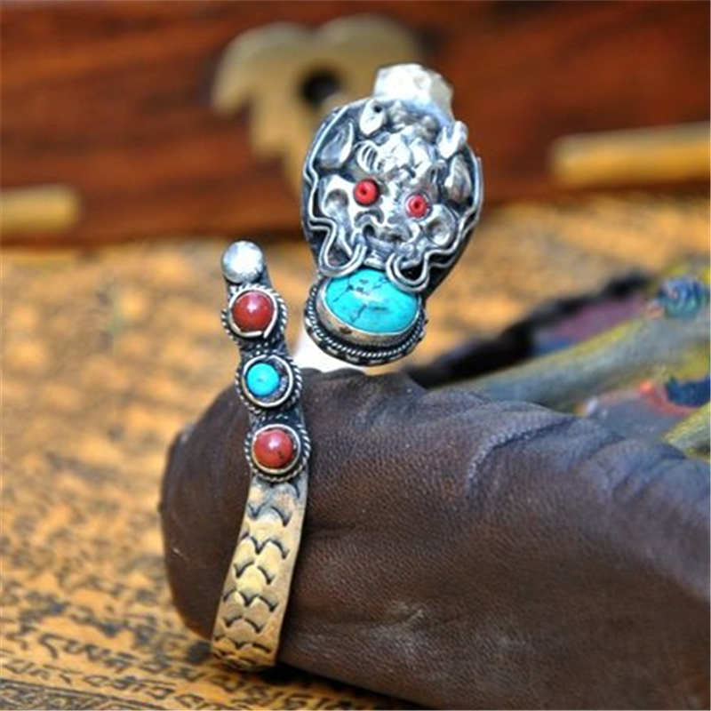 أساور تبتية معدنية نحاسية بتصم - مراجعة Ethnic Fashion Com وسعره