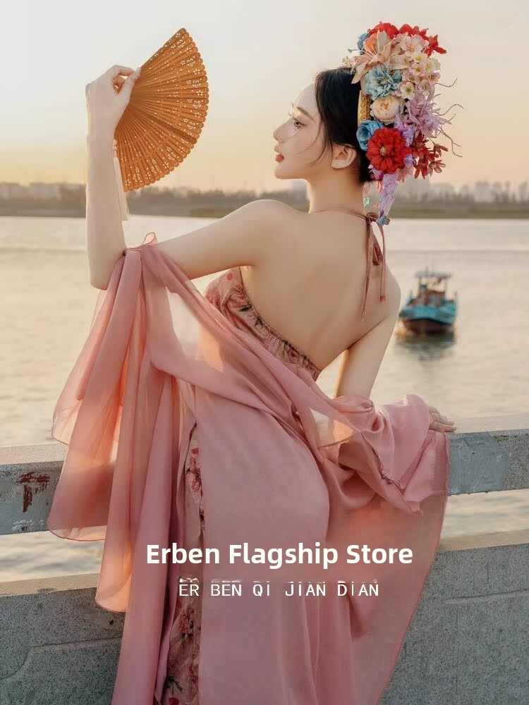 فستان نسائي جديد بنمط صيني تقل - مراجعة Ethnic Style Dresses وسعره