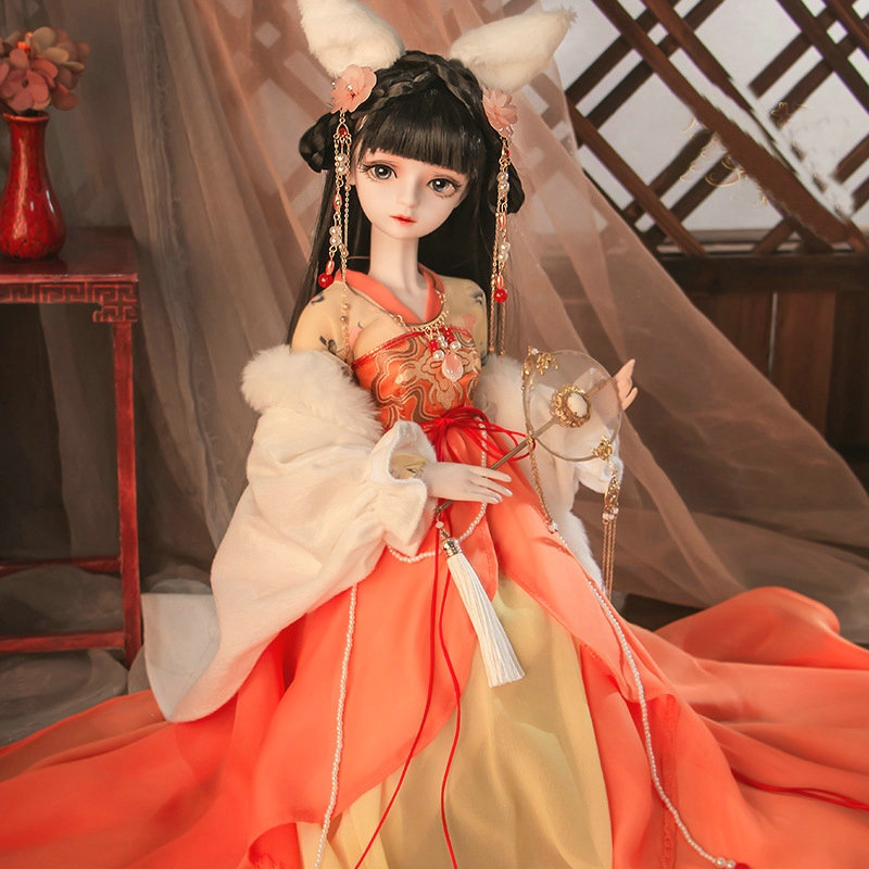دمى BJD يدوية الصنع مقاس 1/3،  - مراجعة Ethnic Fashion Model وسعره