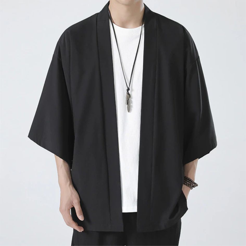 حار الرجال خفيفة الوزن الكيمون - مراجعة Haori Japanese Jacket وسعره