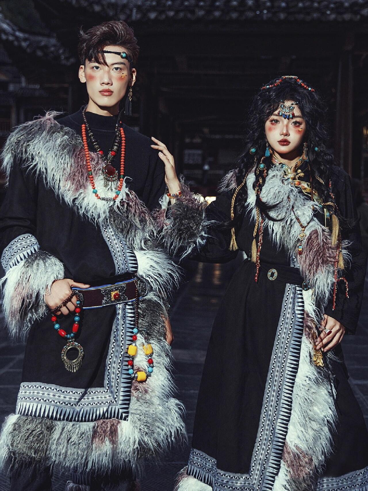 زي تبتي نسائي بتصميم جديد، أزي - مراجعة Ethnic Fashion Photography وسعره