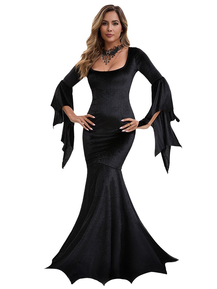 فستان طويل بأسلوب قوطي، زي ساح - مراجعة Ethnic Style Dresses وسعره