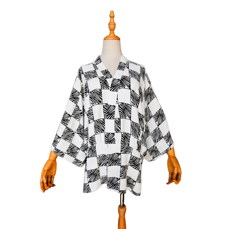 سترة صيفية منسوجة من الريش للر - مراجعة Haori Japanese Jacket وسعره