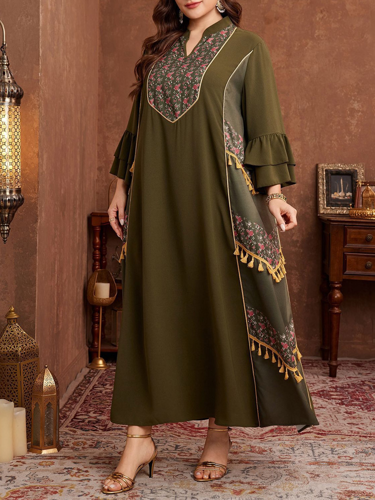 فستان عباية نسائي جديد 2026 بت - مراجعة Ethnic Style Dresses وسعره