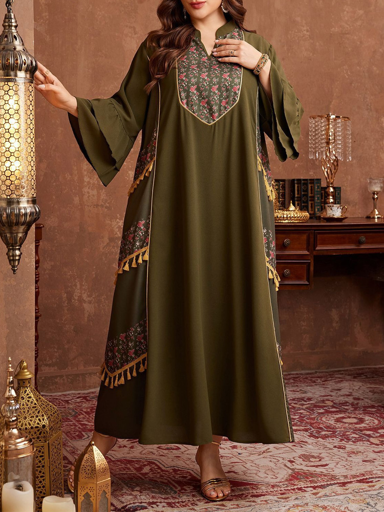 فستان عباية نسائي جديد 2026 بت - مراجعة Ethnic Style Dresses وسعره