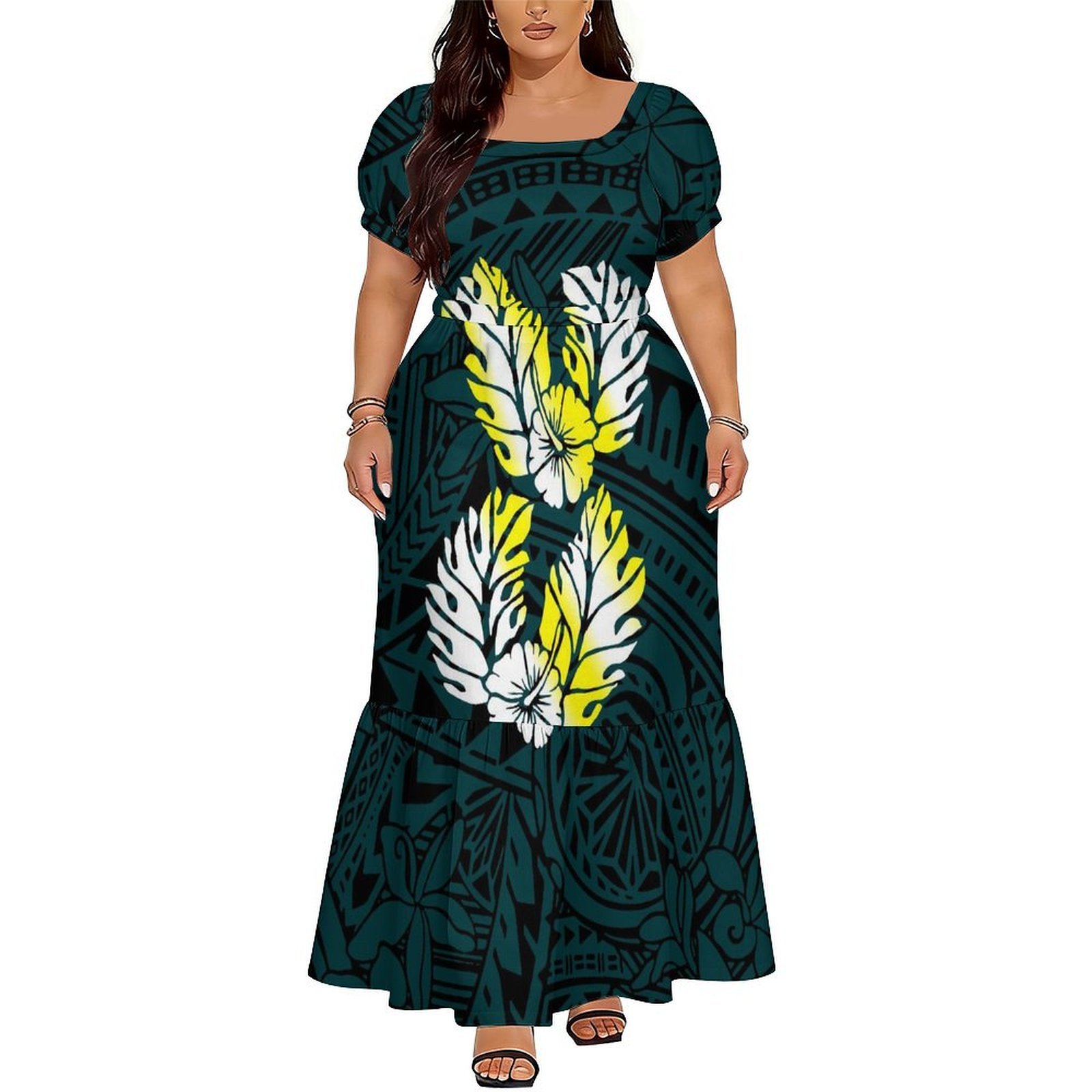 فستان نسائي مريح بأكمام قصيرة  - مراجعة Ethnic Style Dresses وسعره
